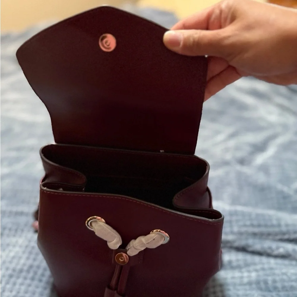 Kate Spade Deep Red Backpack - Picture 5 of 5